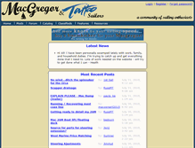 Tablet Screenshot of macgregorsailors.com